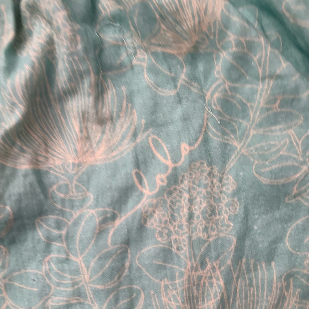 Simply Sisters By Lola Miller Halter Romper Hawaiian Floral Medium New - Picture 8 of 12